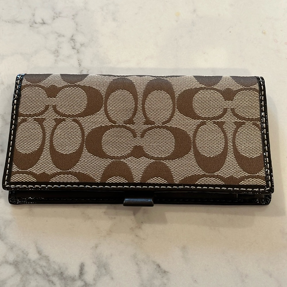 Coach Checkbook Holder